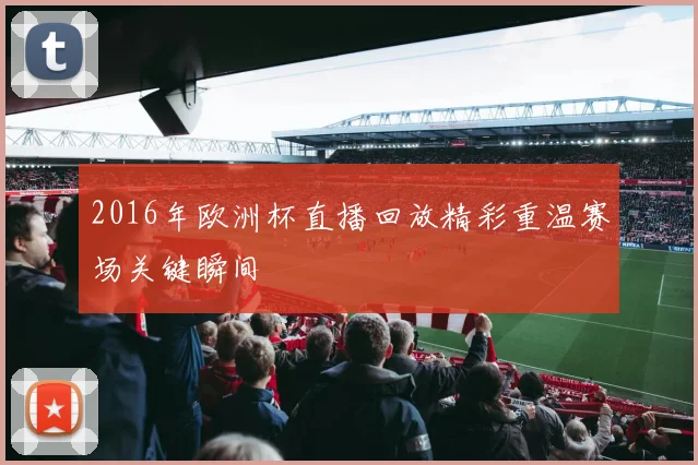 2016年欧洲杯直播回放精彩重温赛场关键瞬间